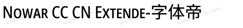 Nowar CC CN Extende字体转换